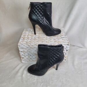 Madden Girl Ariana Black Whimsigoth Quilted Bootie Heel Ankle Clubwear Party 7
